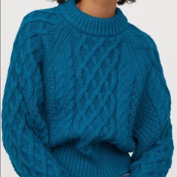 NWOT Turquoize Knit Longsleeve Sweater